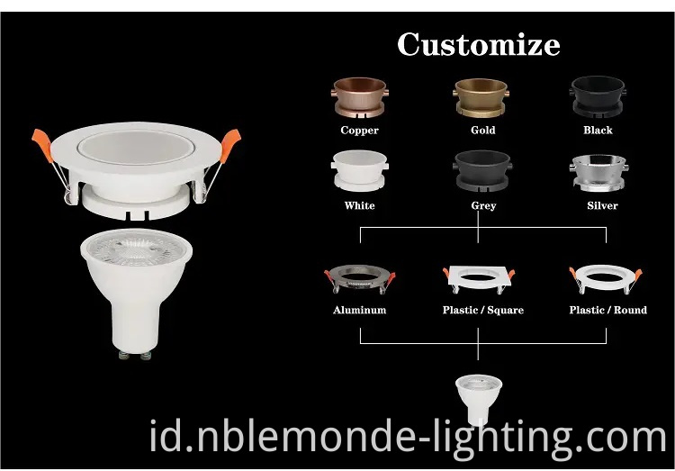  Indoor LED recessed light